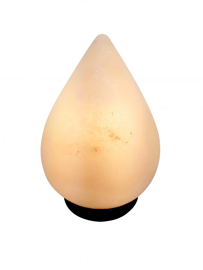 Rounded Cone White Himalayan Salt Lamp