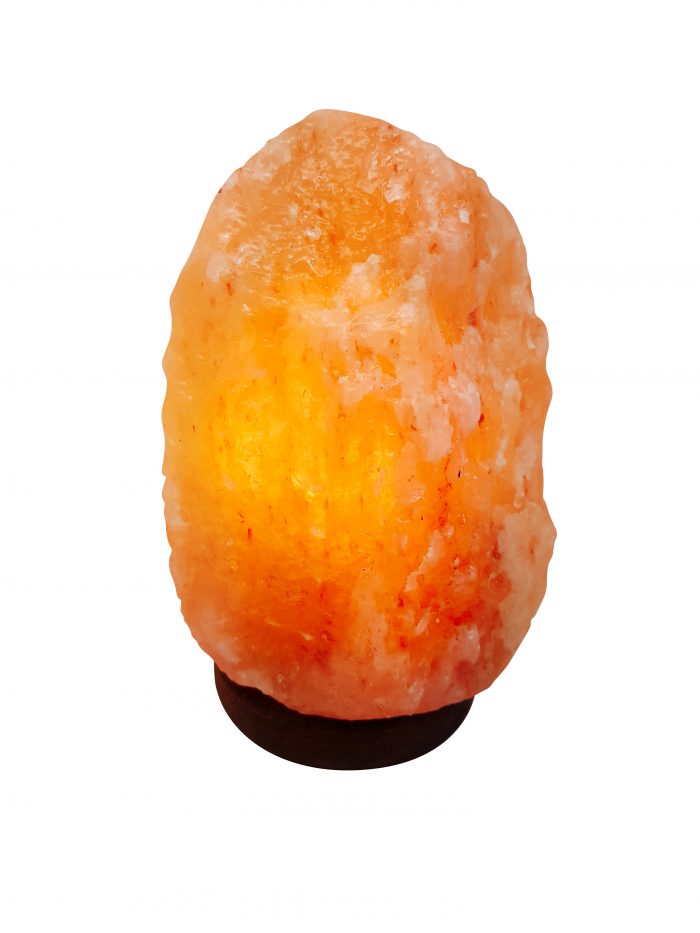 Natural Shaped Apricot Orange Himalayan Salt Lamp