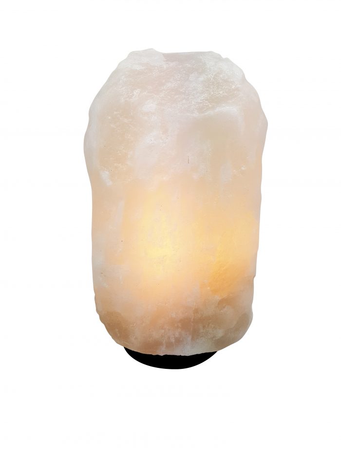 Powder White Natural Shaped Himalayan Salt Lamp