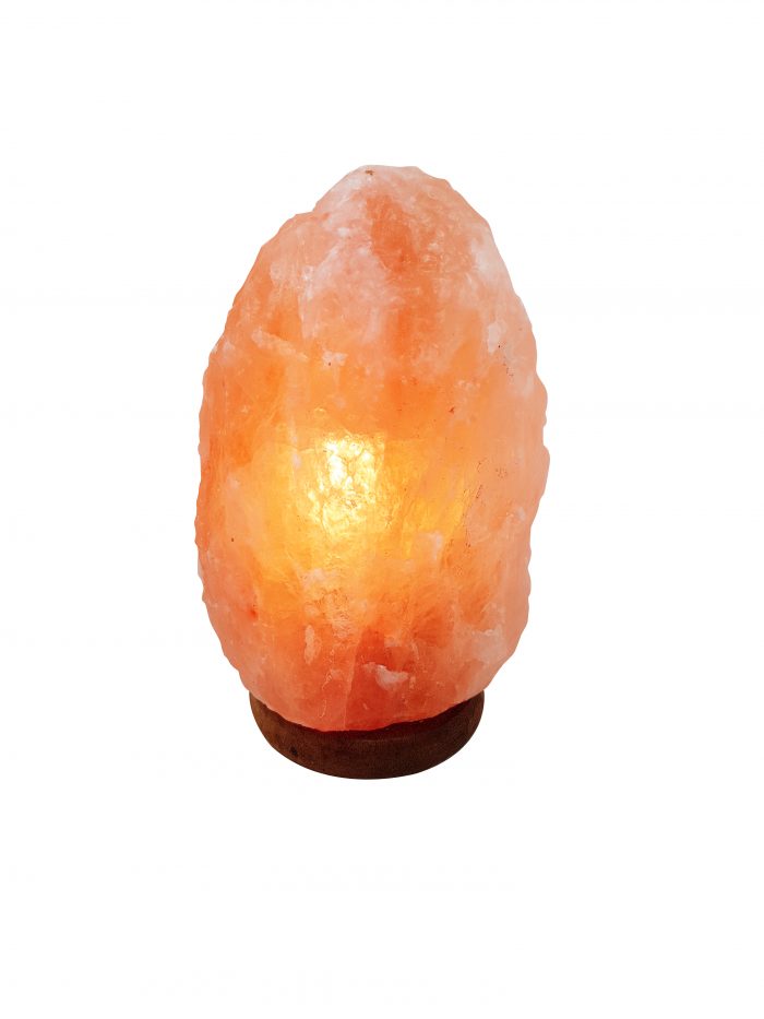 Bright Orange Natural Shaped Himalayan Salt Lamp