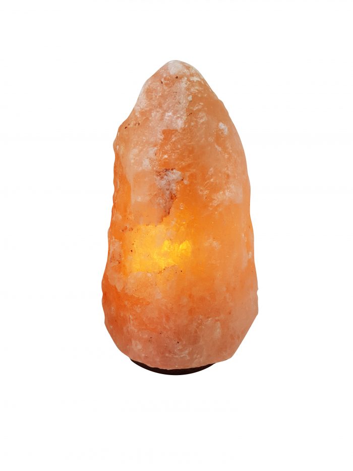 Apricot Orange Natural Shaped Himalayan Salt Lamp