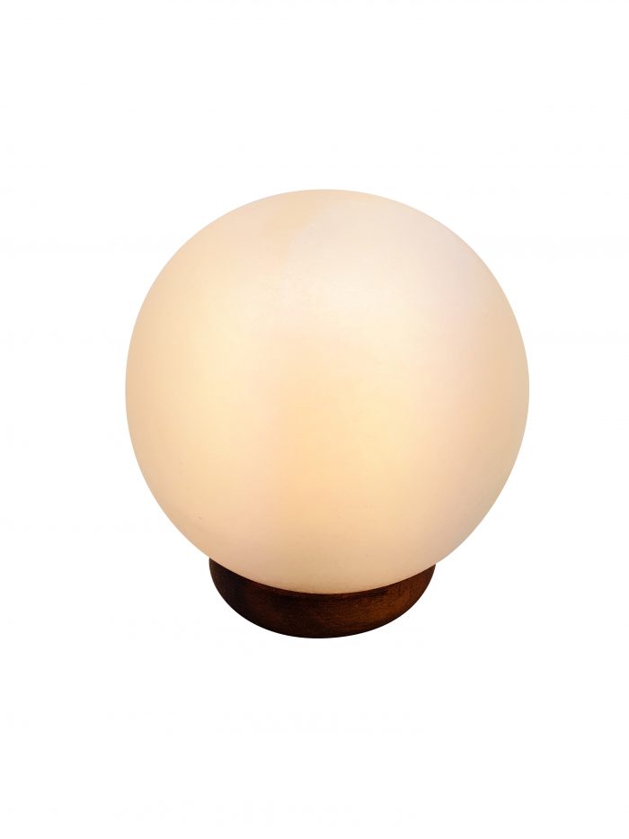 Ultra-Sleek Spherical Himalayan Salt Lamp