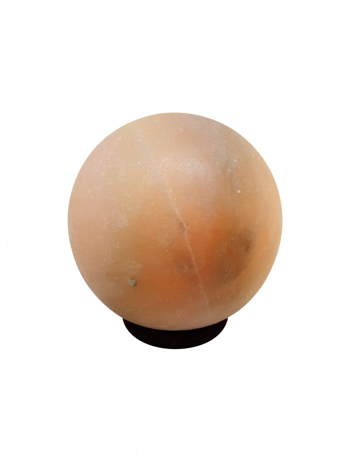 Cream White Round 2-3kg Himalayan Salt Lamp