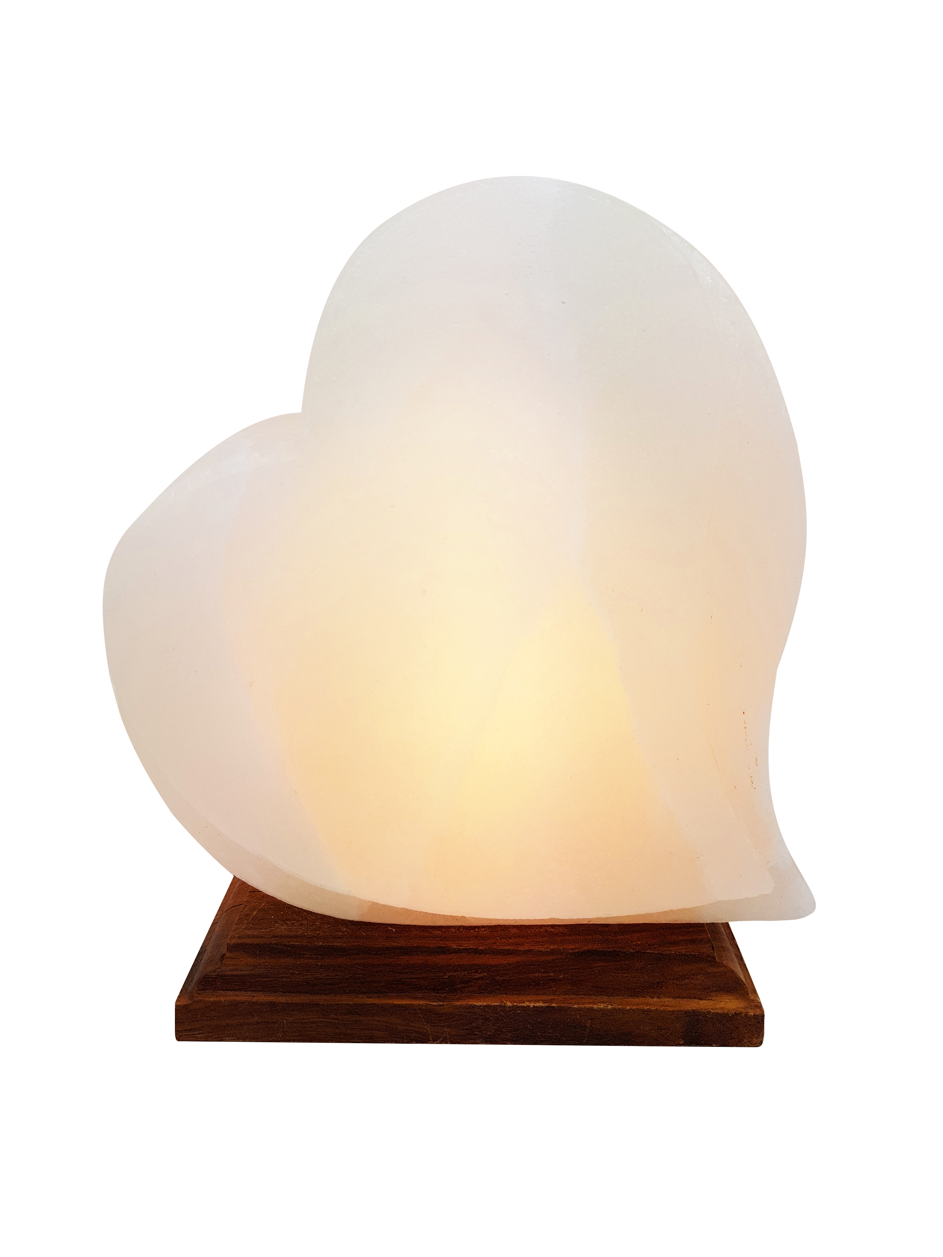 White Heart Shaped Himalayan Salt Lamp Emba Himalayan Salt Lamps