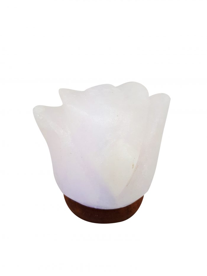 White Flower Led Multi Color Lights Himalayan Salt Lamp - Image 2